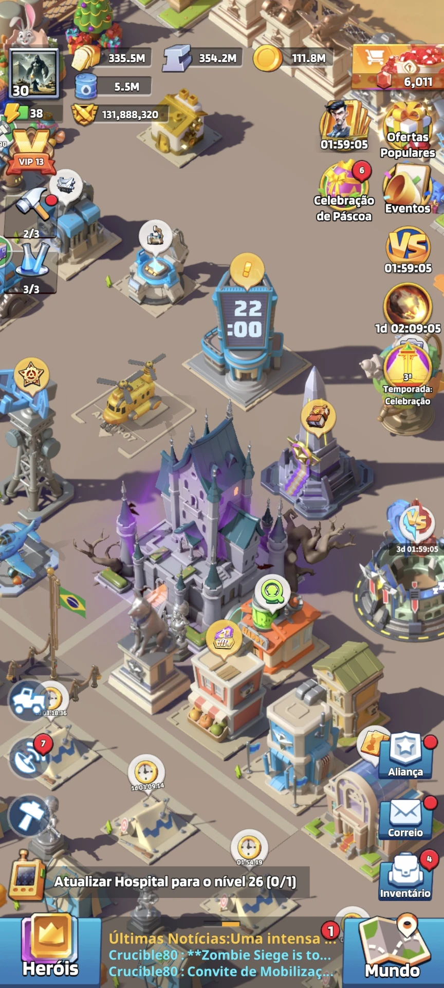 Last war conta