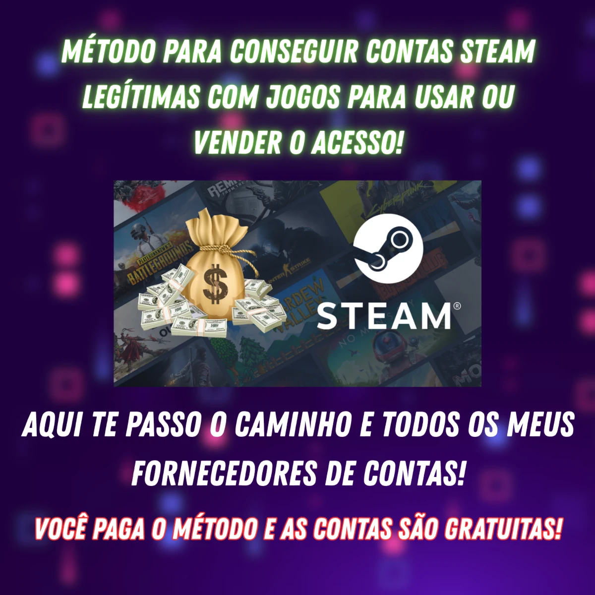Fornecedor De Conta Steam