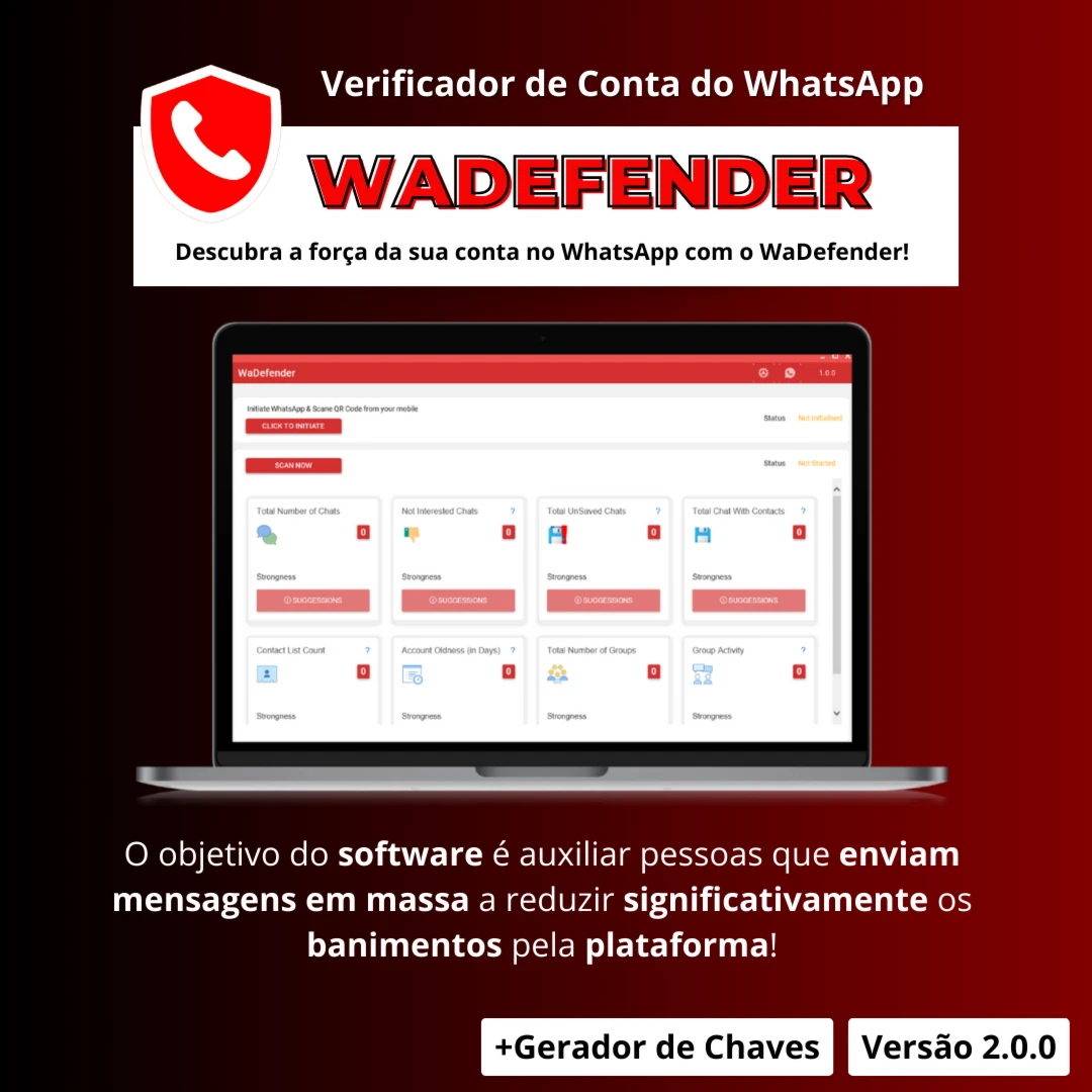 WA Defender 2.0|Verificador Anti Ban  [conteúdo removido]  App