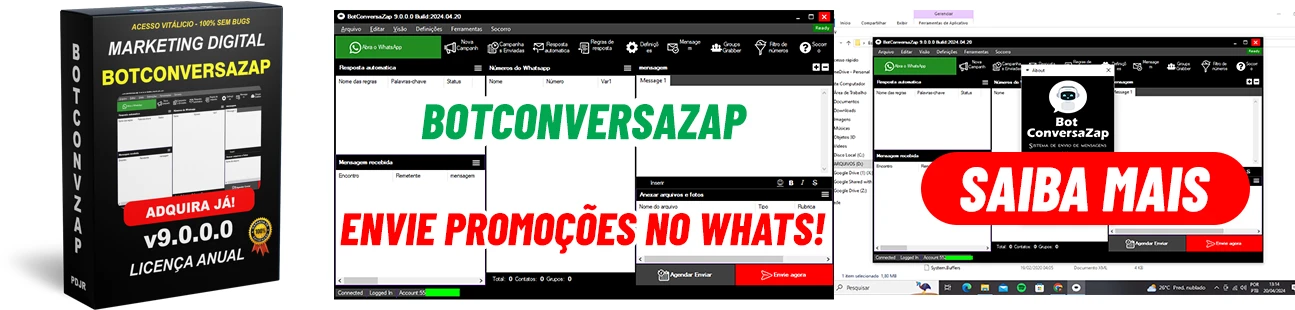BotConversaZap -Melhor sistema para marketing no Zap - Anual