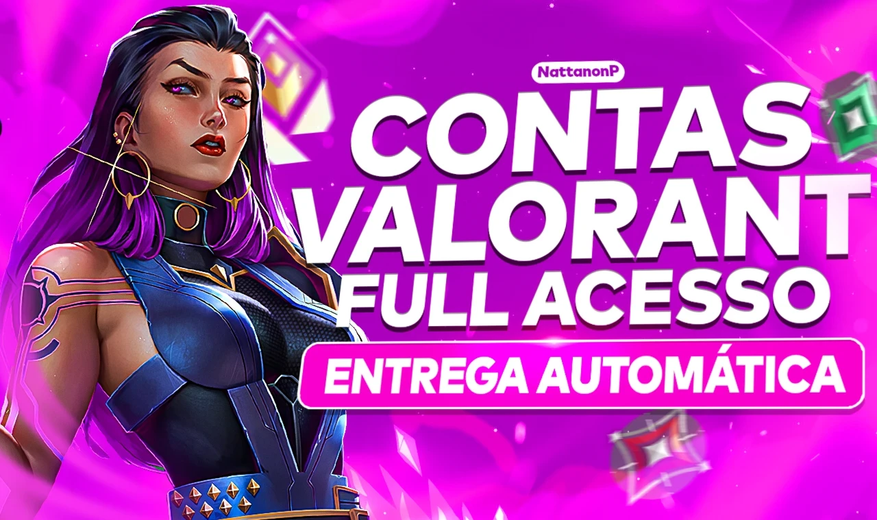 CONTAS VALORANT ESCOLHA SEU RANK!