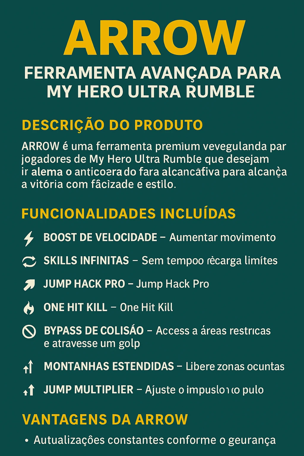 🔥 ARROW | Hacks para My Hero Ultra Rumble 🚀💥