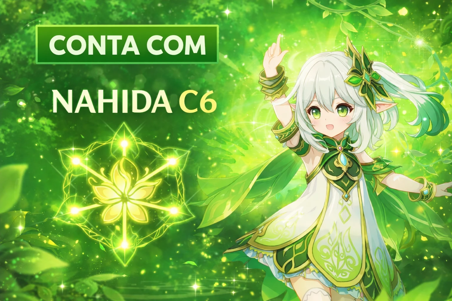 Conta Genshin Impact | Ar 60 | Nahida C6r1 | Yelan C3r2