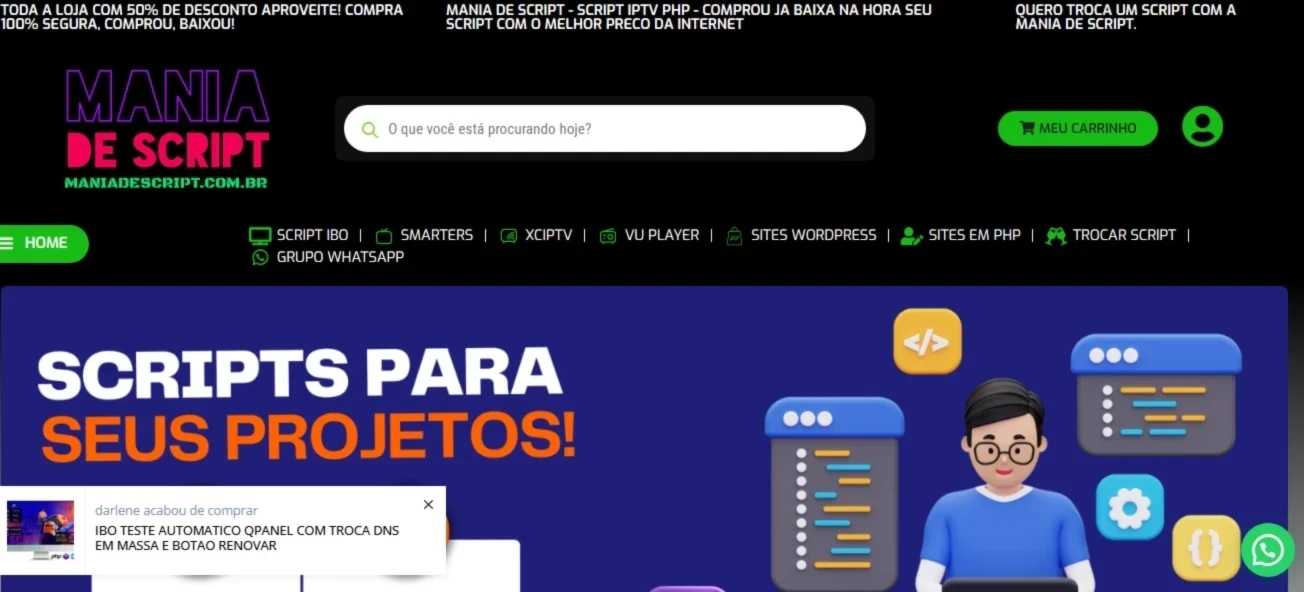 Script Loja Para Produtos Digitais - Dfg - Mercado Pago/Pix