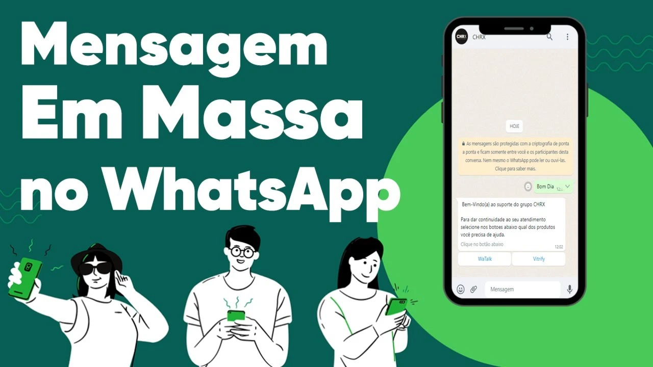 Envio de Mensagens em Massa via  [conteúdo removido] App