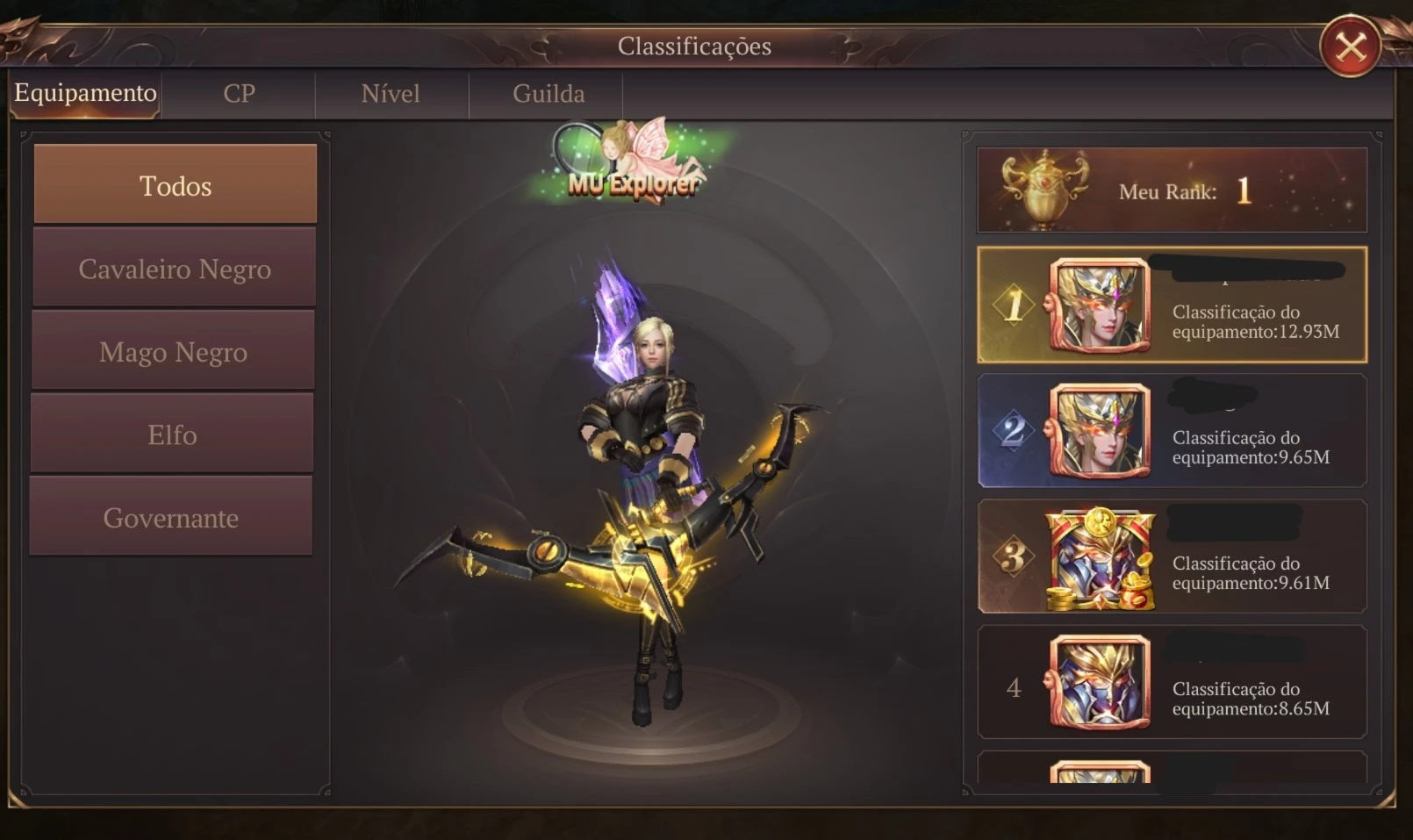 Mu Dark Epoch Conta Top1 Equip Em disputa pelo TOP1lv TOP3cp