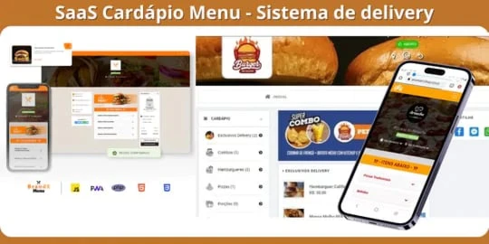 Sistema Cardápio Menu - Sistema de delivery!* *(SaaS)*