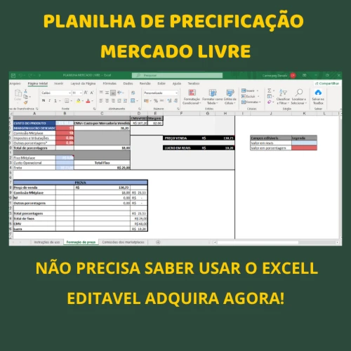 Planilha de Precificação ML