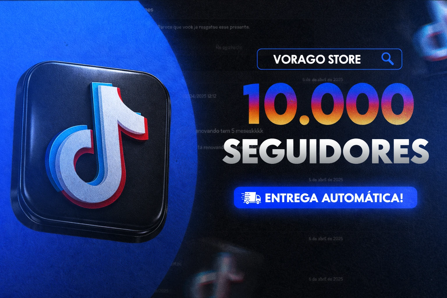 10.000 Seguidores Mundiais E Brasileiros Para Tiktok
