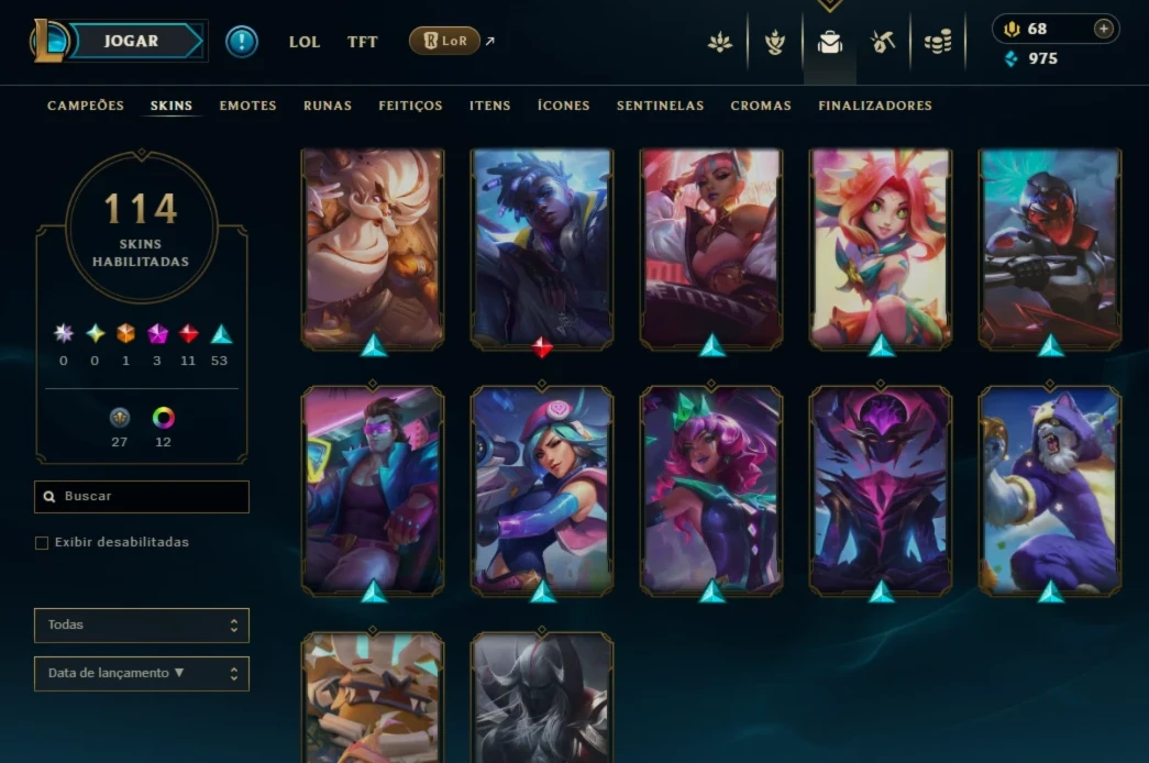 Conta de lol barata