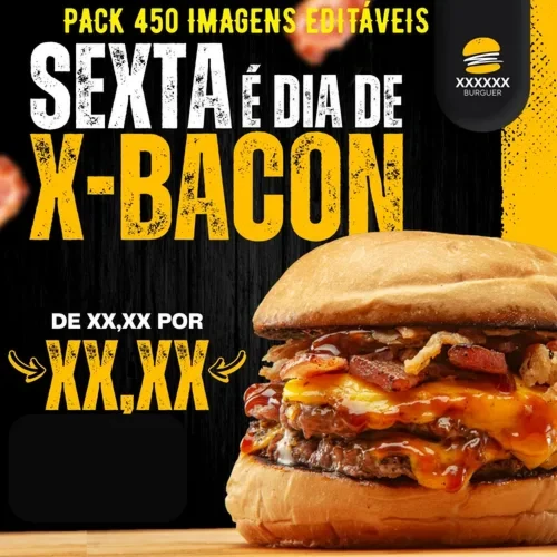 BurgerPack Pro – 450 Fotos Editáveis