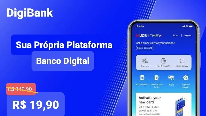 💳 Digibank Script Plataforma Completa de Banco Digital
