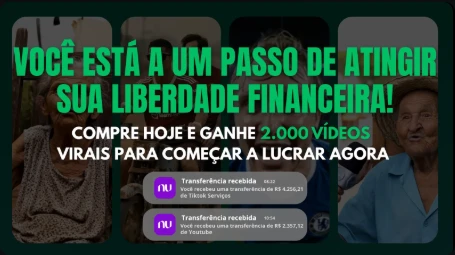 +2.000 Vídeos Virais Prontos - Veo 3