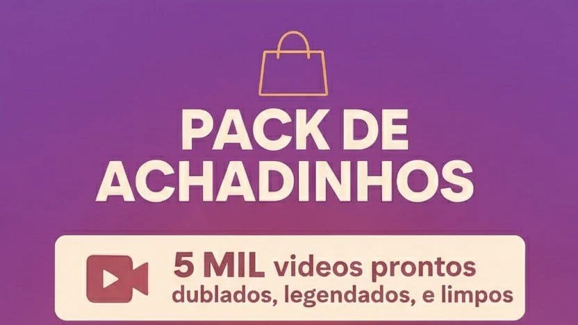 Pack de videos da shopee e tiktok mais de 5.000 videos de ac