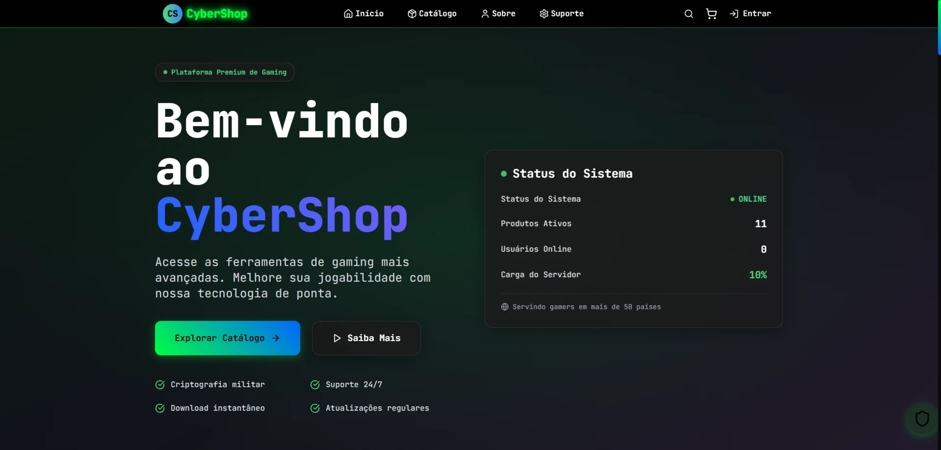 Site Completo Para Venda De Cheats – Frontend + Backend