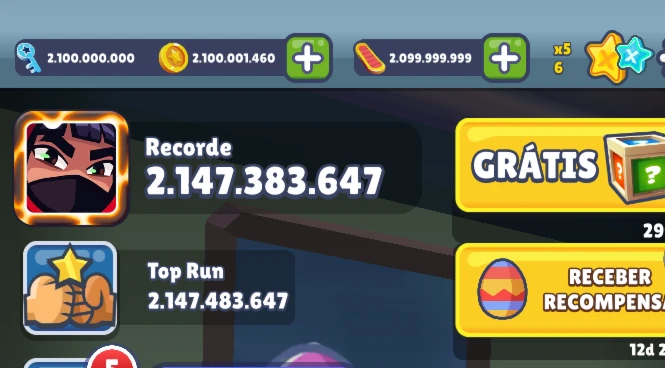 Contas de subwaysurf Full - Todos os itens