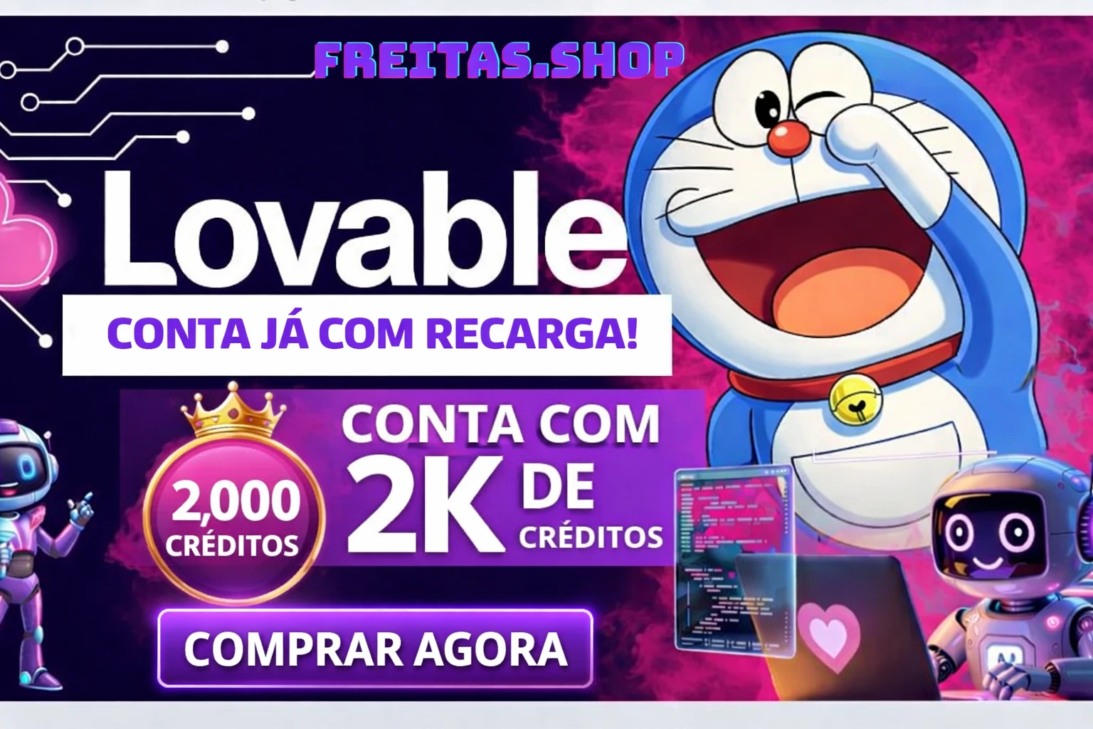 Lovable - Conta Privada 2k de créditos