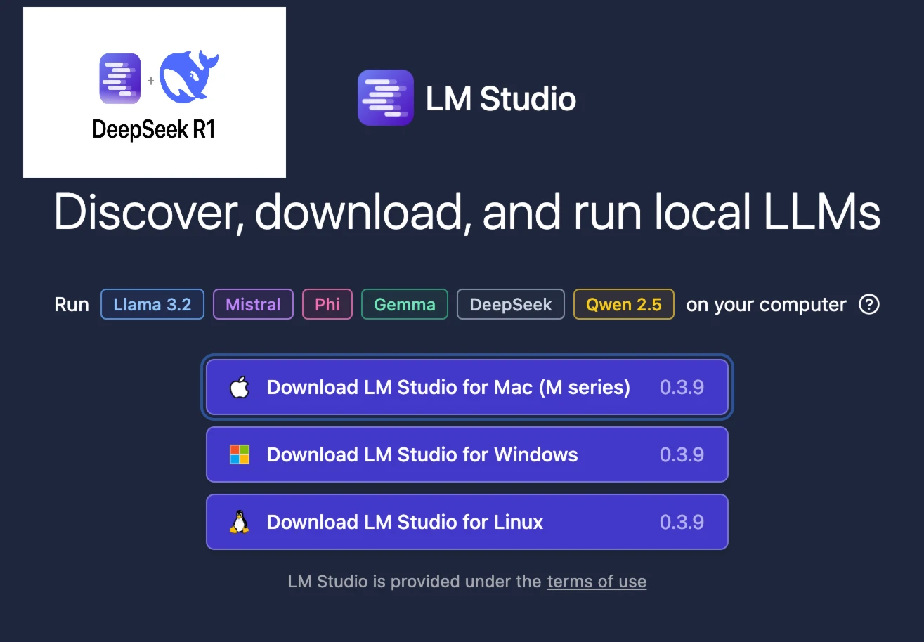 Lm Studio Com Deepseek  R1 Integrado