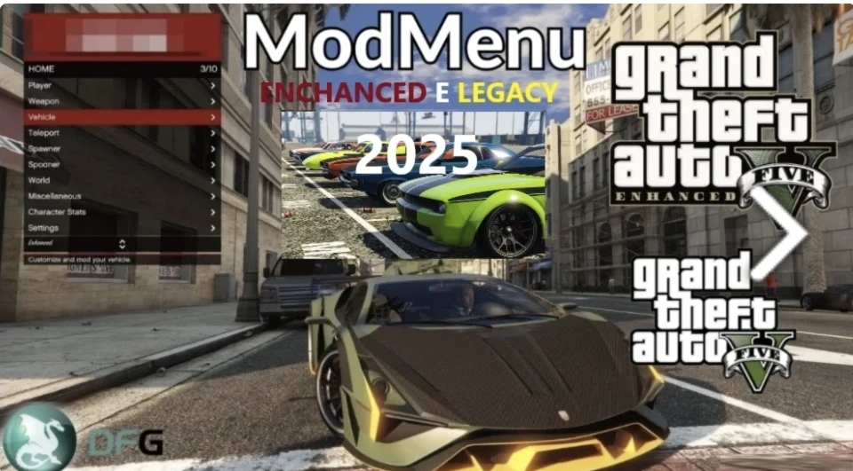 Gta 5 Mod Menu Online Atualizado 2025 - Enchanced & Legacy