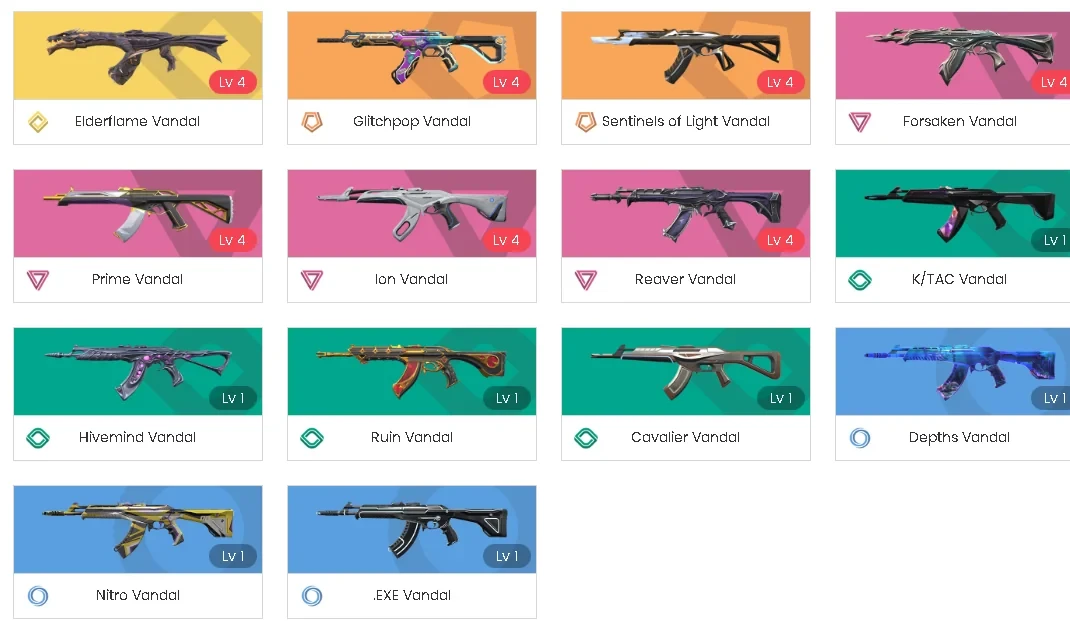 Contas Valorant Full Acesso 1-20 Skins Aleatorias