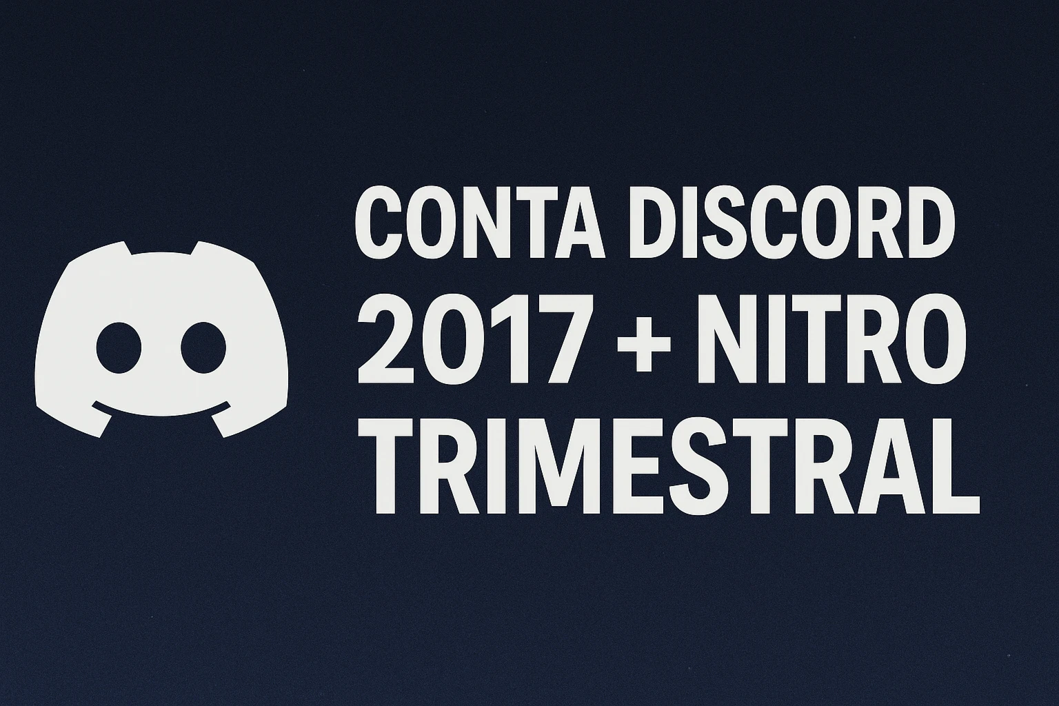 Conta Discord Full acesso 2023 + 3 meses de nitro