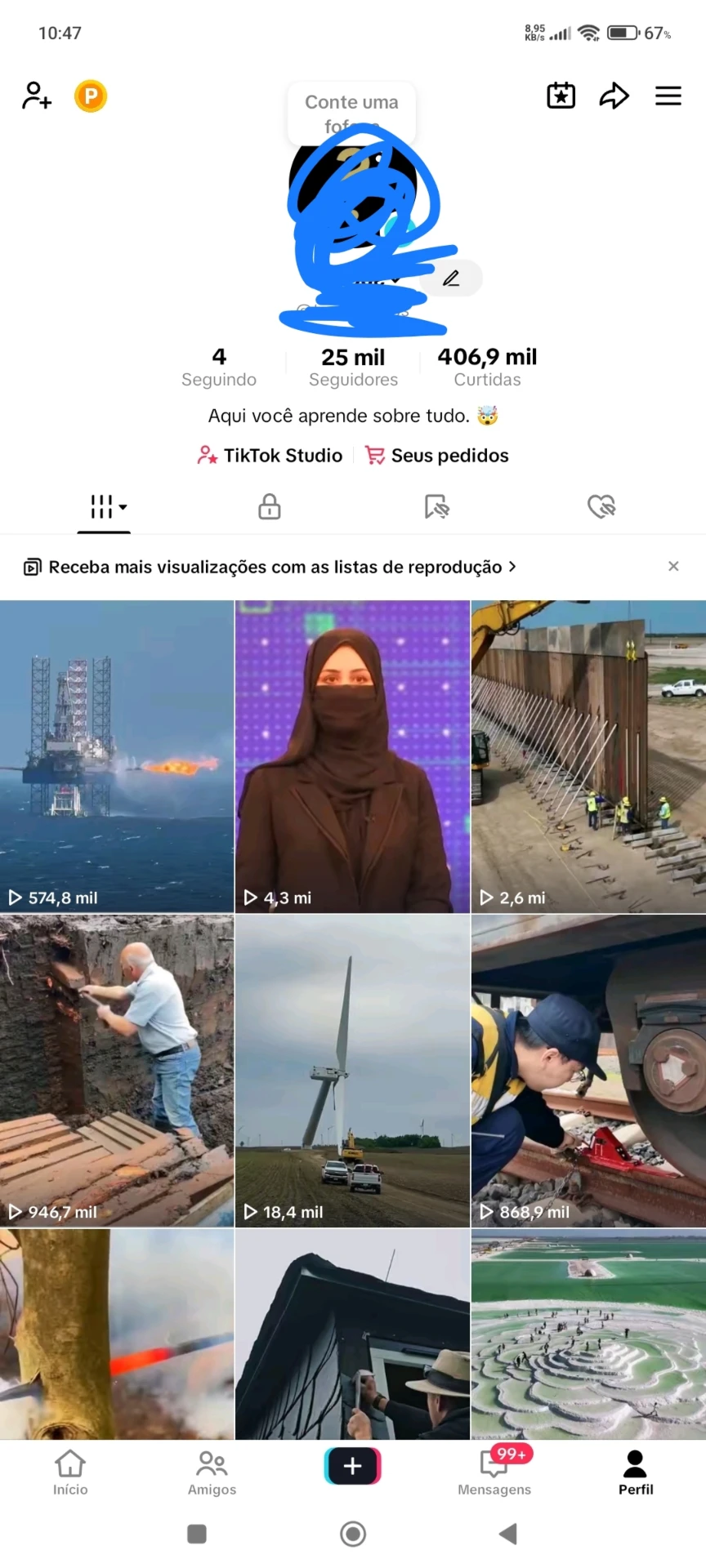Conta Tik tok melhor da plataforma!