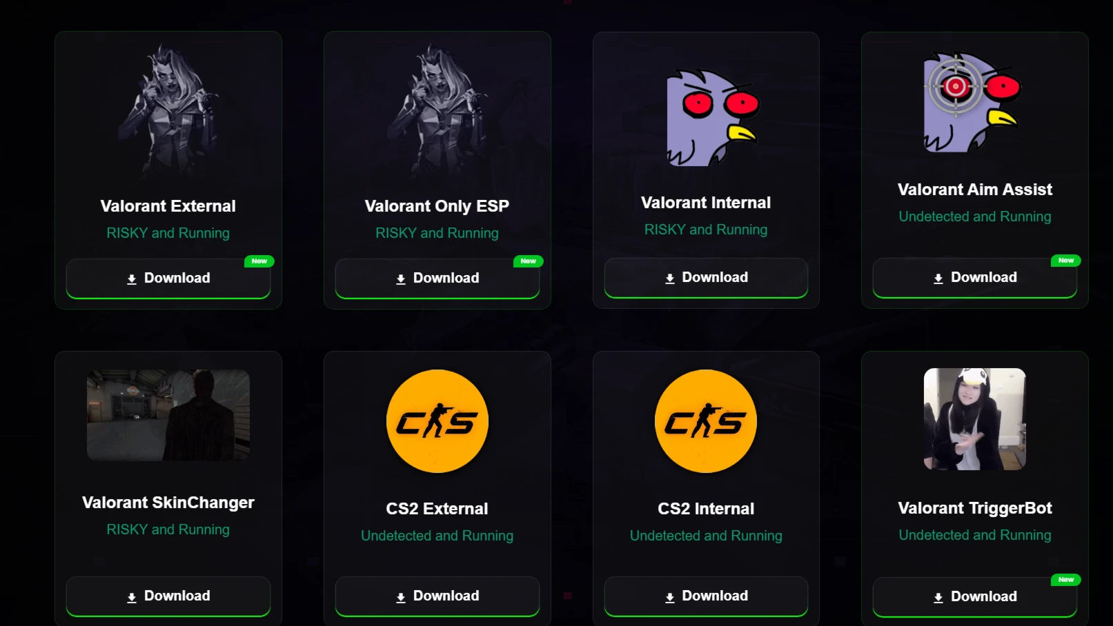 Scripts de CS2 e Valorant barato