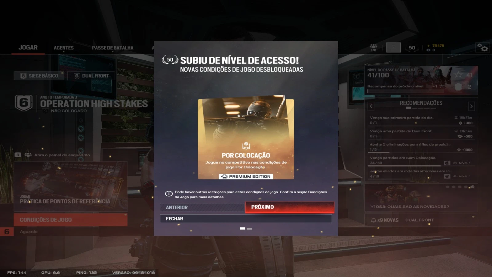 Rainbow Six Siege -Conta Lvl 50, Muito Boneco E Creditos