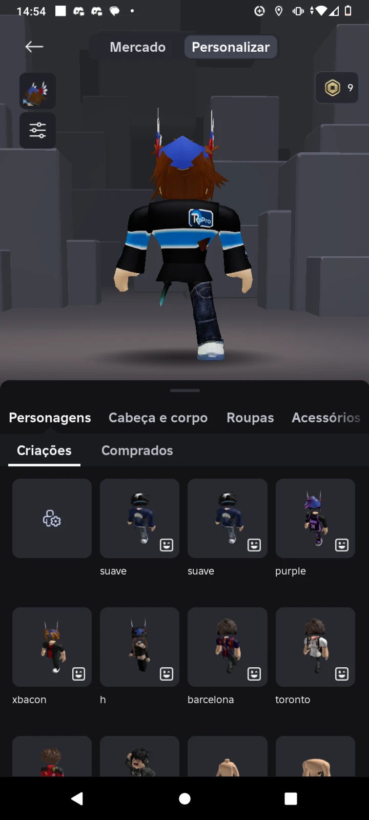 Conta De Roblox Unisex Com Korblox + Headless