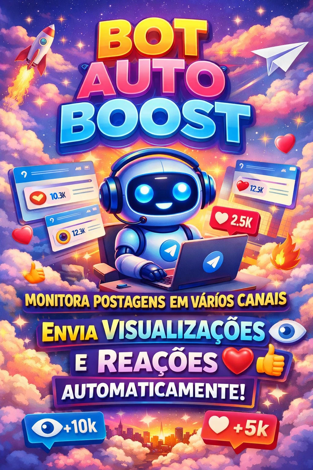 Auto boost - Telegram