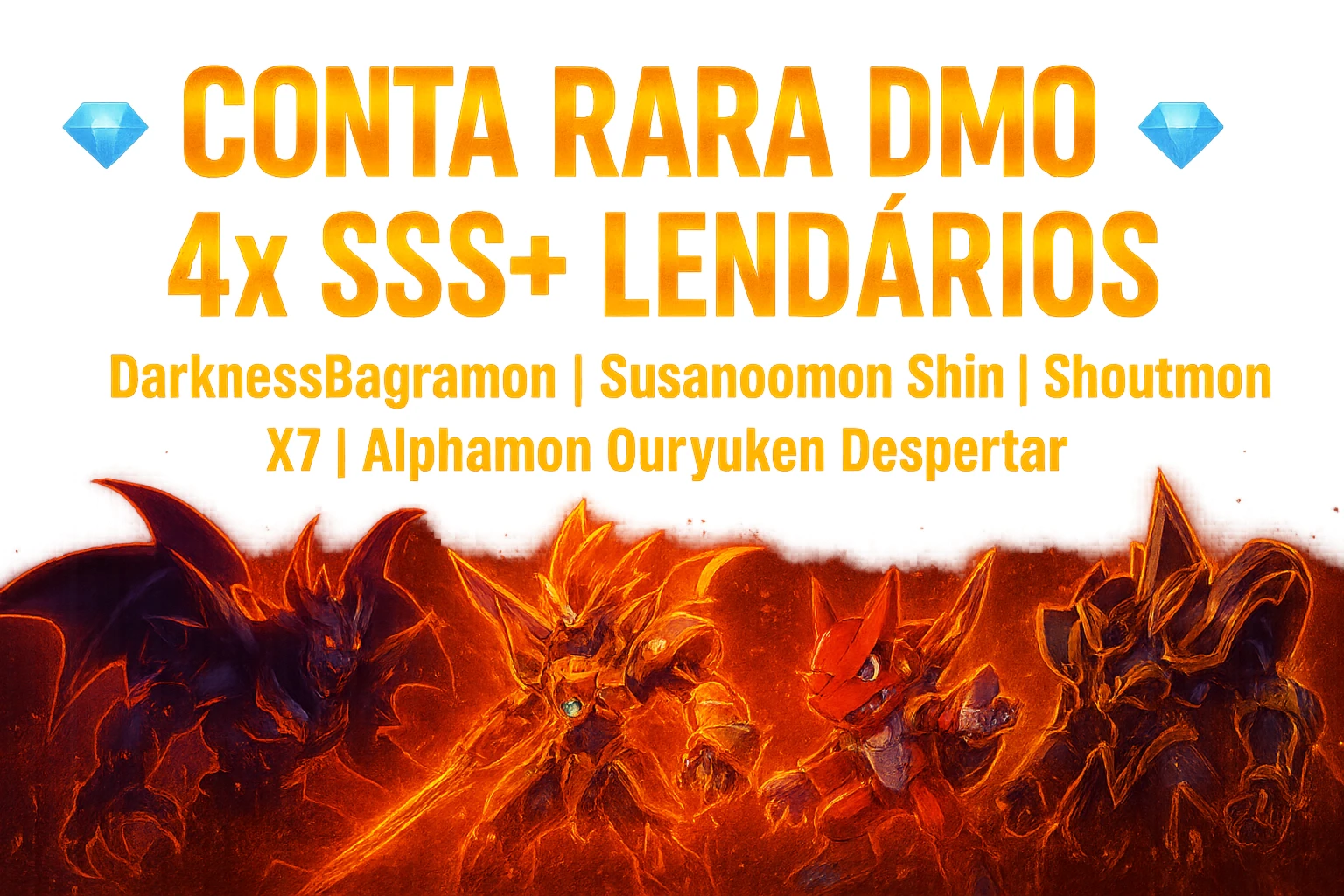 💎 Conta Rara Dmo — 4X Sss+ Ladmo 💎