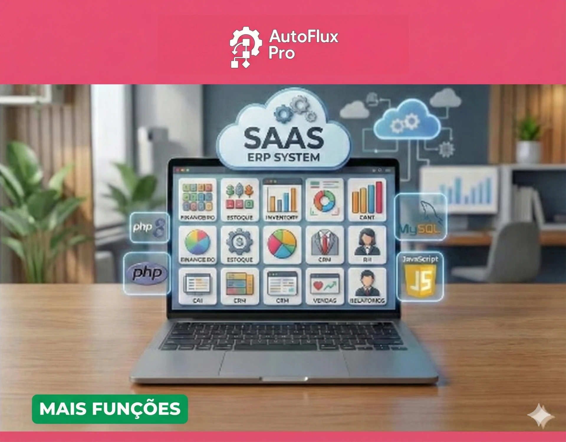 Sistema Erp Saas Estilo Crm Para Gestão Total