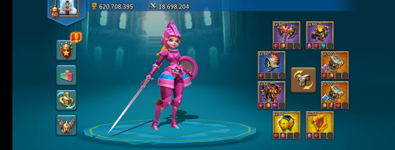 Lords Mobile Pre T5 620M