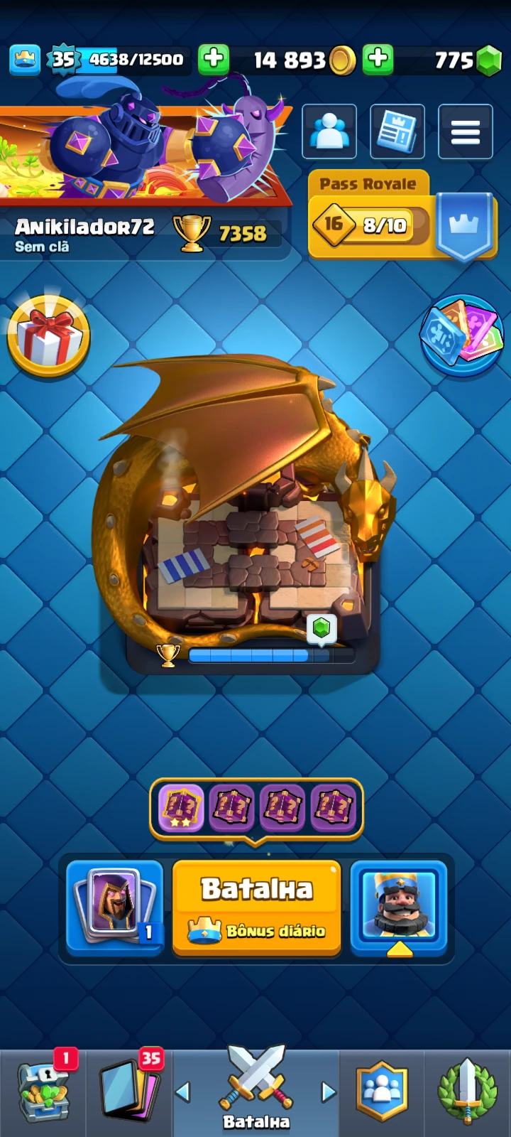 Clash Royale - conta barata