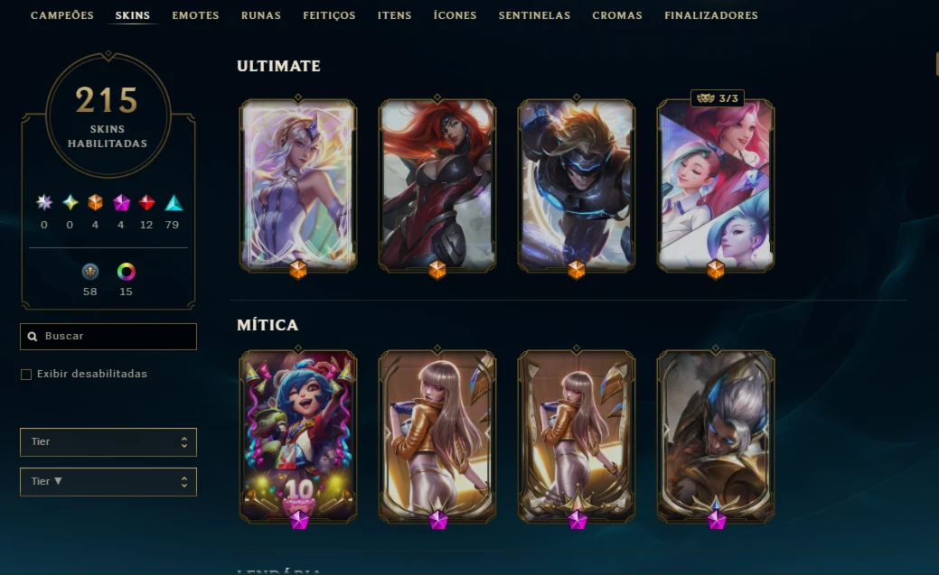 Contas Lol Nfa 200+ Skins 🧙‍♂️ Melhor Preço Do Mercado