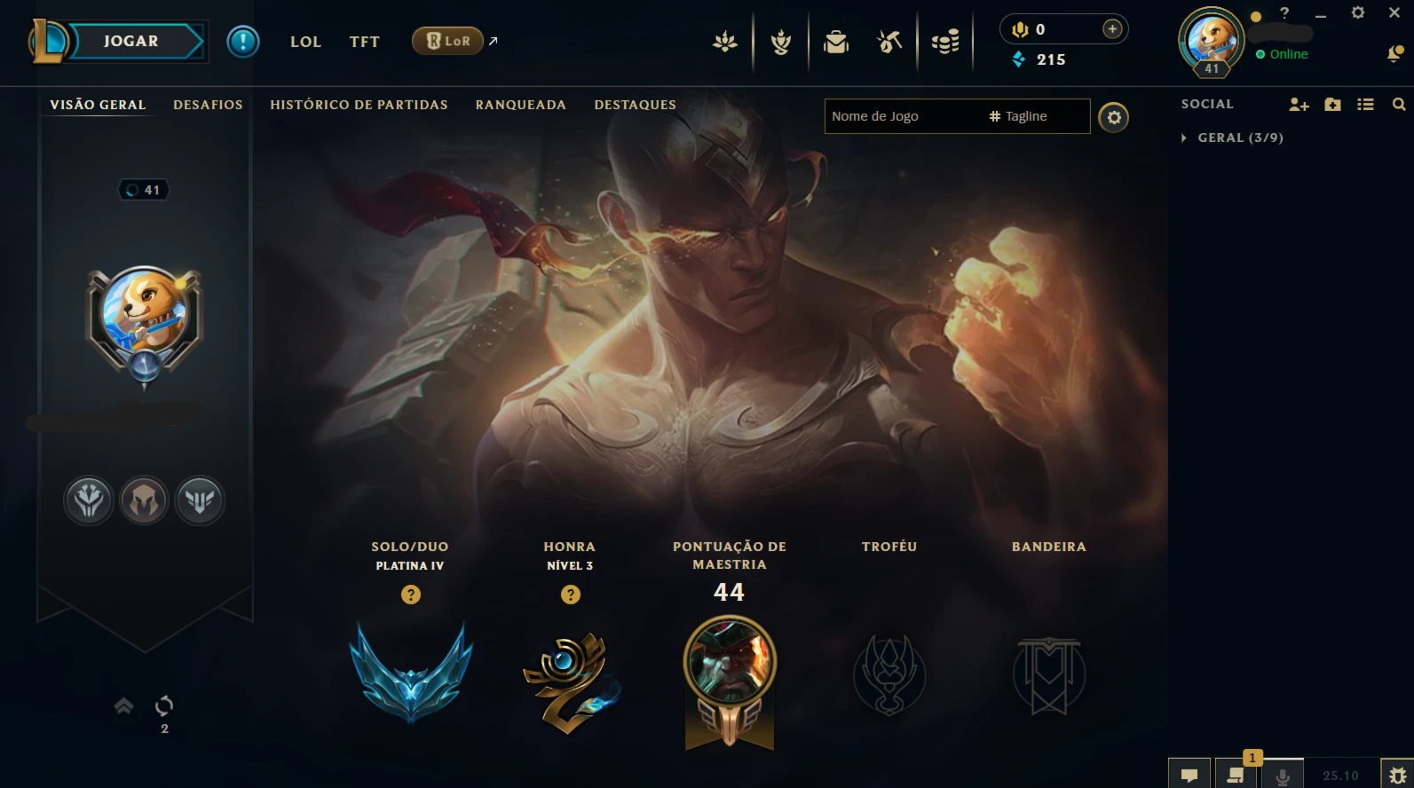 Conta Platina 4 Handmade + Skins