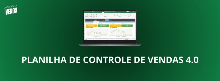 Planilha De Controle De Vendas 4.0