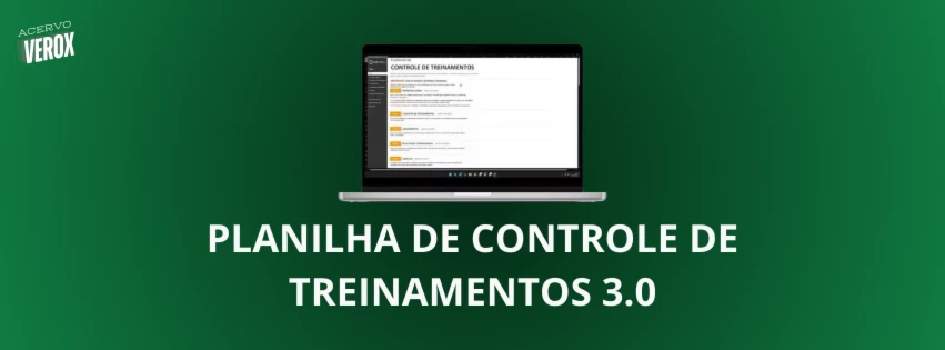 Planilha De Controle De Treinamentos 3.0