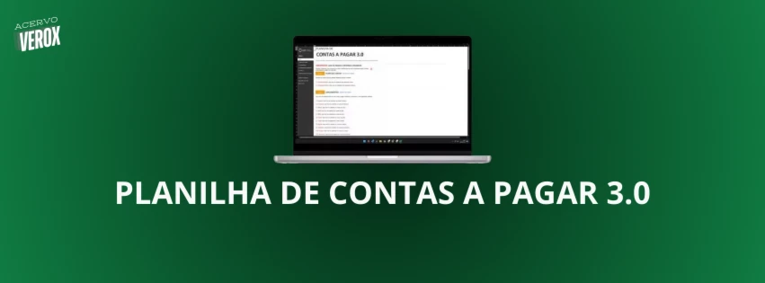 Planilha De Contas A Pagar 3.0