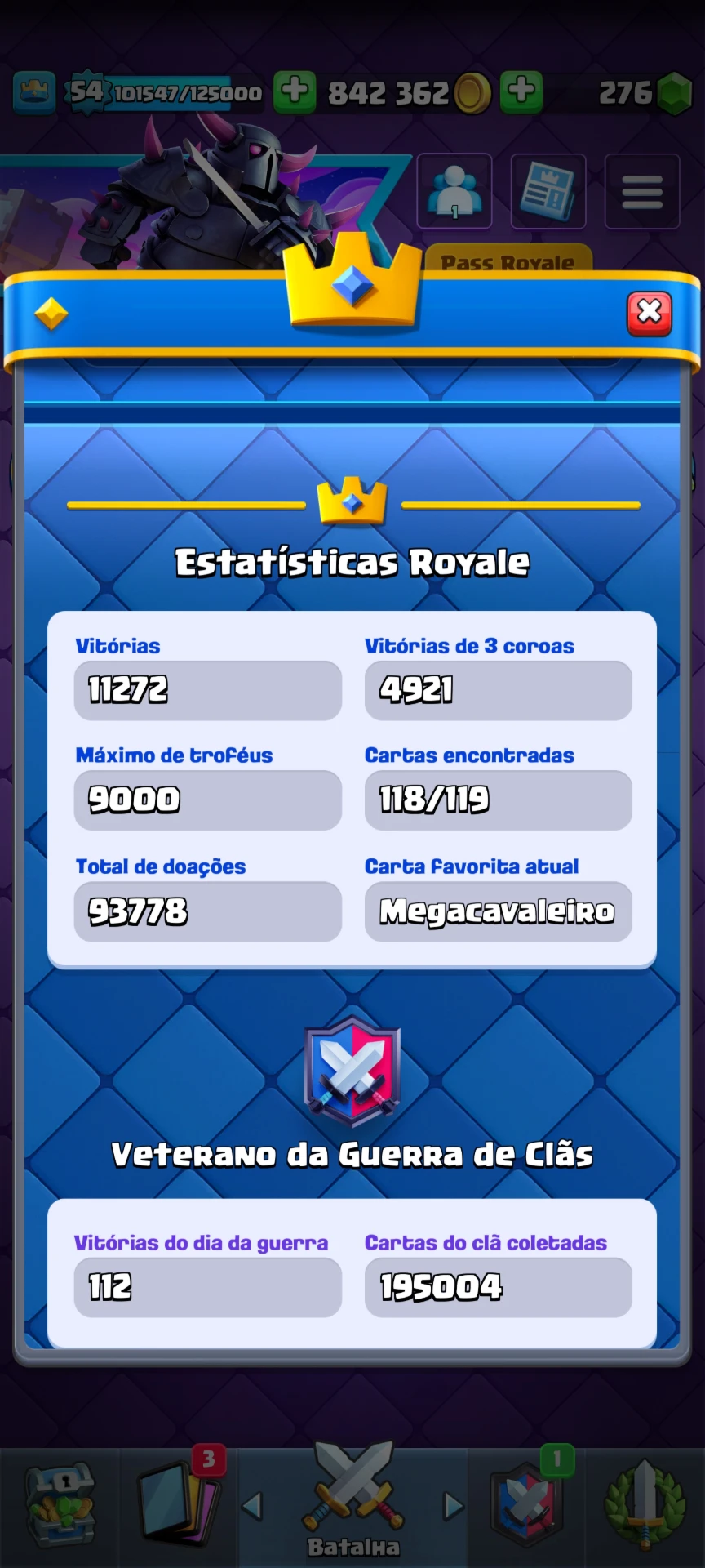 Clash Royale 10 Anos - Desapego