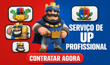 Upo conta de Clash Royale