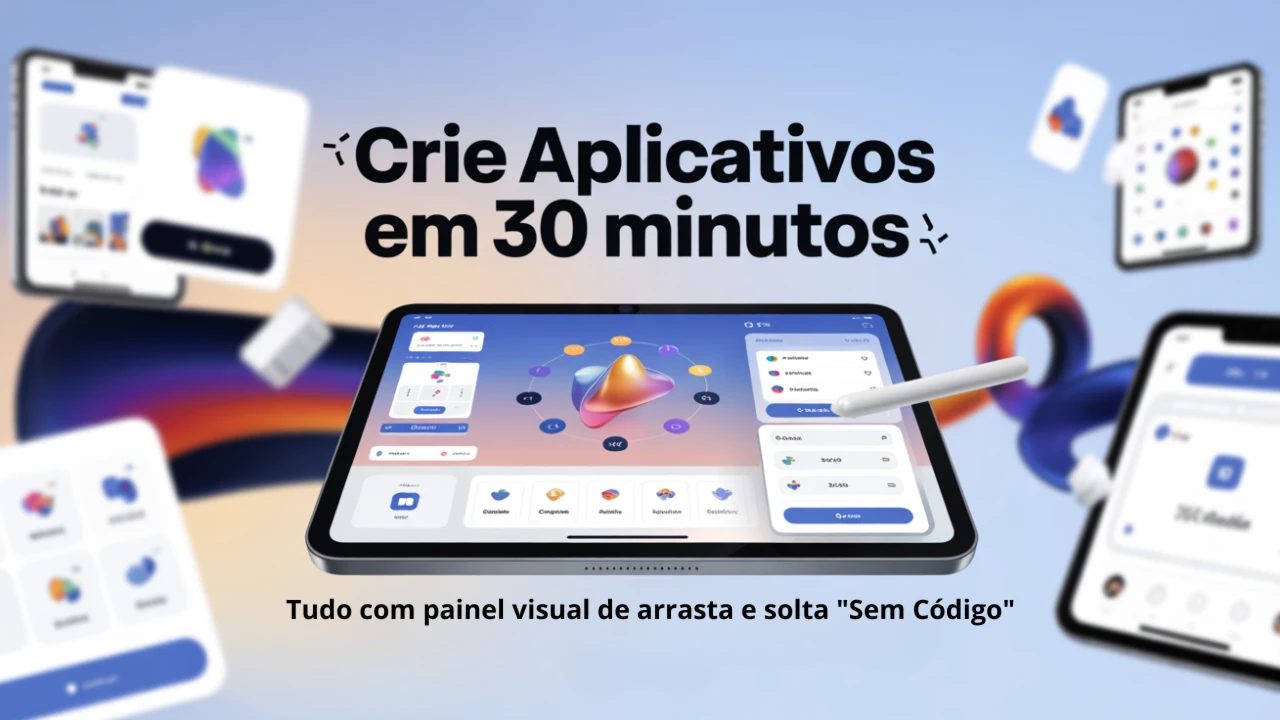 Aplicativo Profissional Pronto em 30 Minutos  - SEM CODIGO