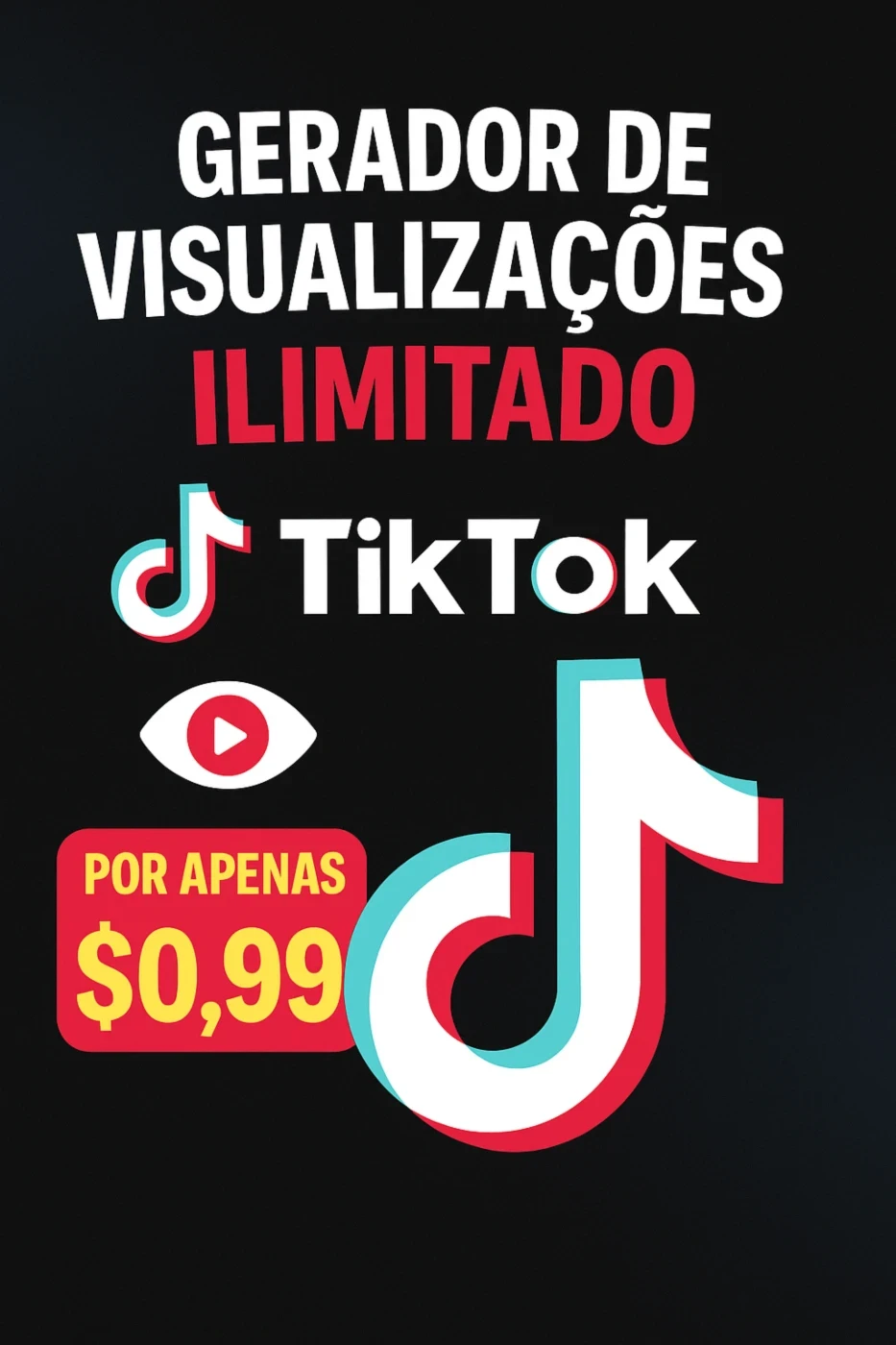 Gerador De Visualizações No Tik Tok Em 1 Minuto, Ilimitado