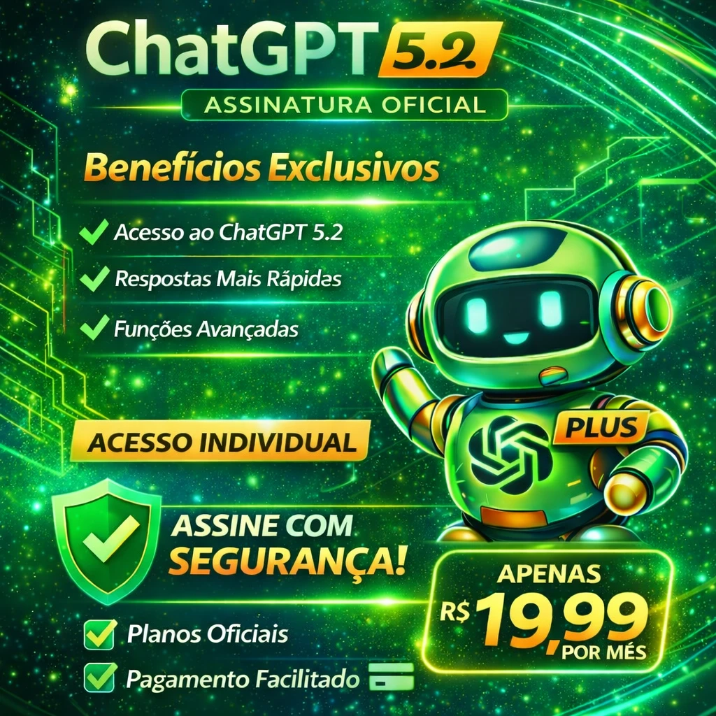 Chat Gpt PRO 5.2 Privado No Seu Email | 30 Dias