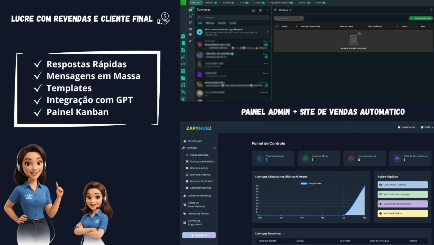 Extensão CRM  [conteúdo removido] App Web 2025 Source + Painel + Site