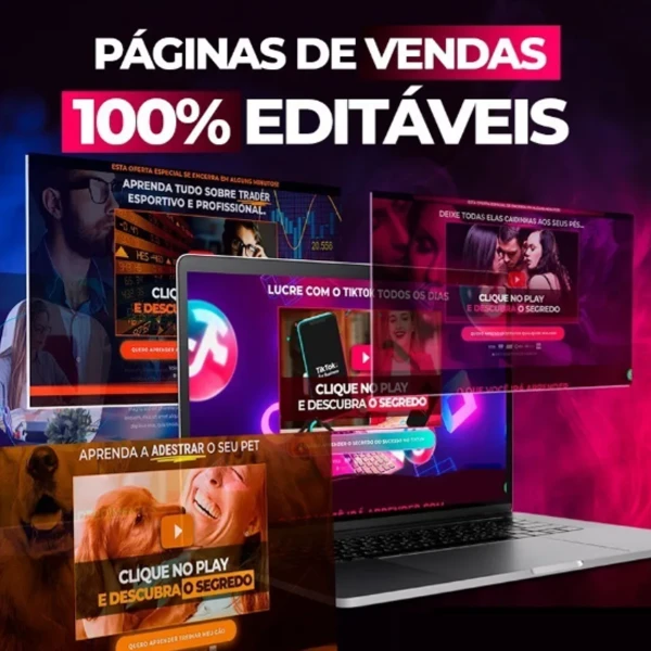 +1.000 Páginas de vendas de Alta conversão!