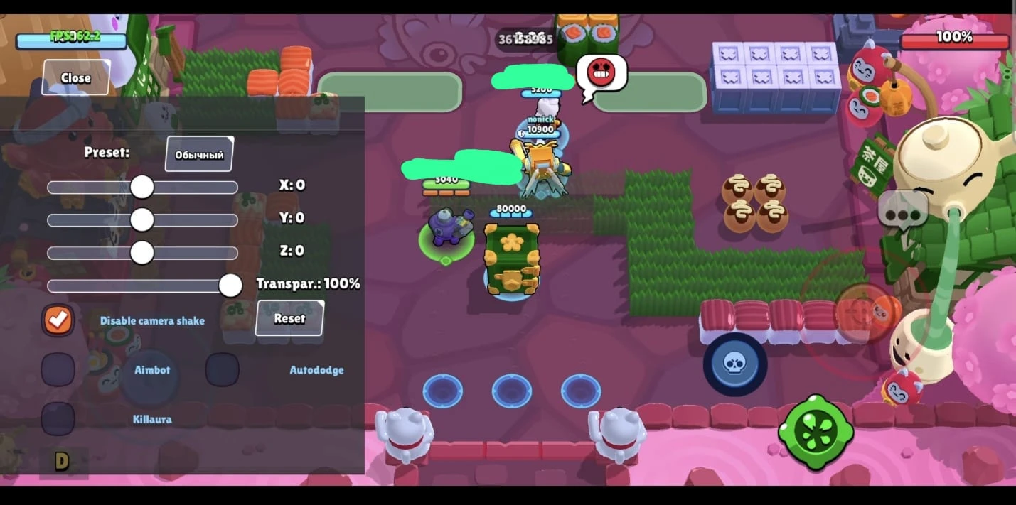 Hack Aimbot + Kill Aura Brawl Stars