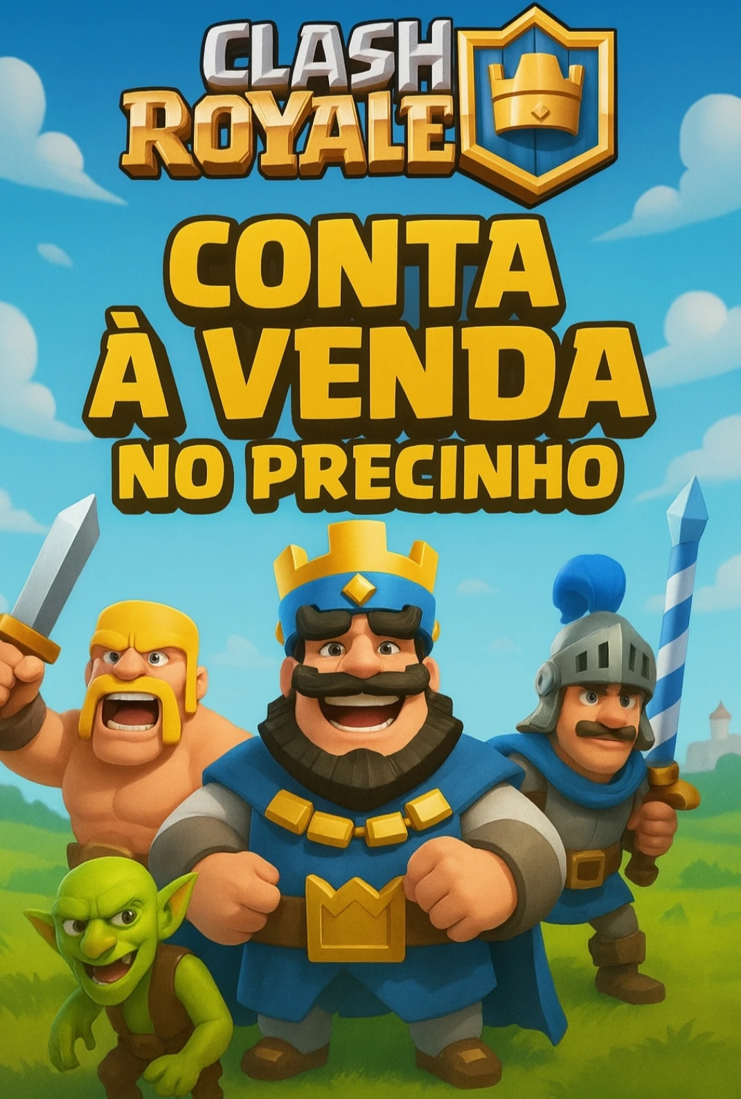 Conta Clash Royale no preço