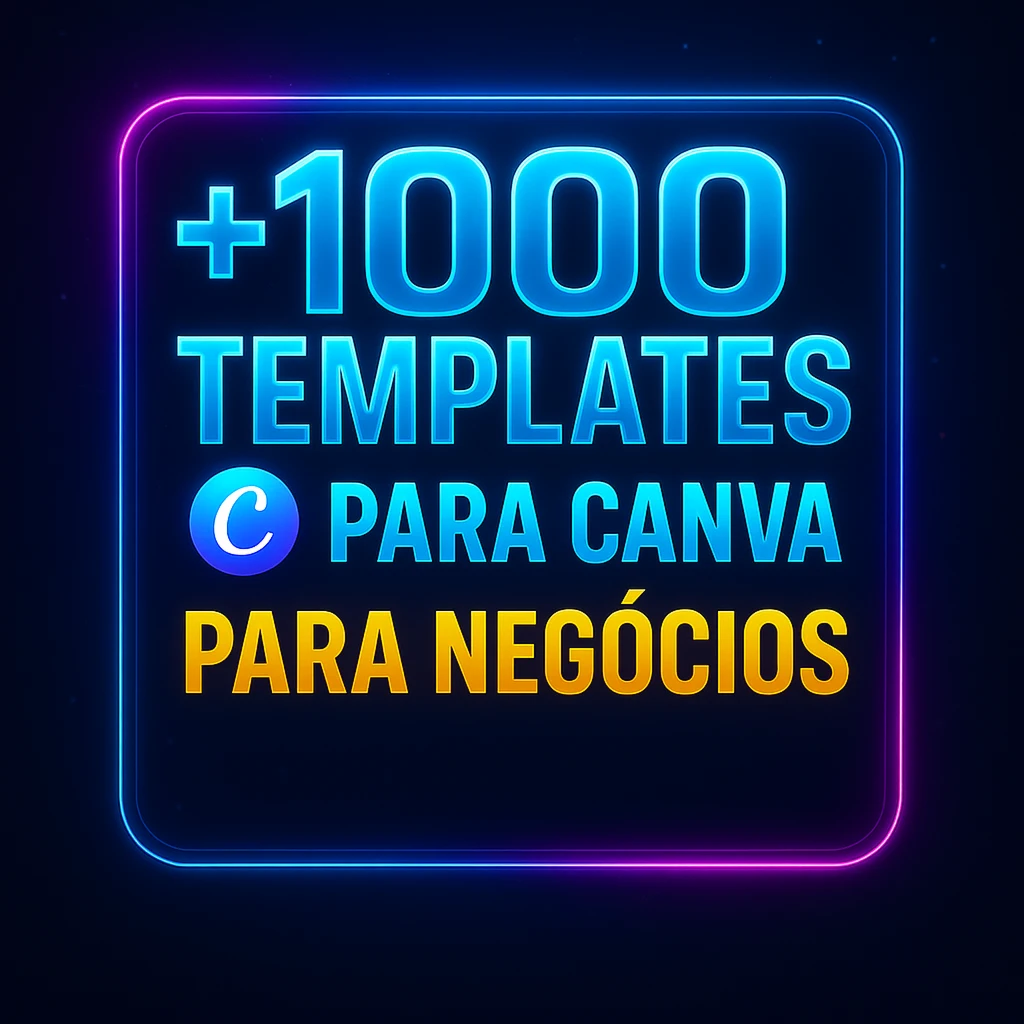Mais de 1.000 templetes para negócio no canva