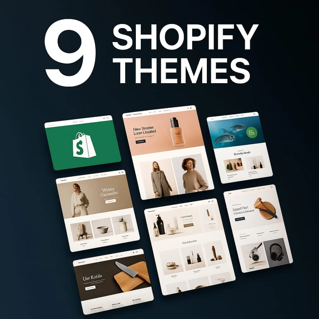 Os 9 Temas mais utilizados da Shopify